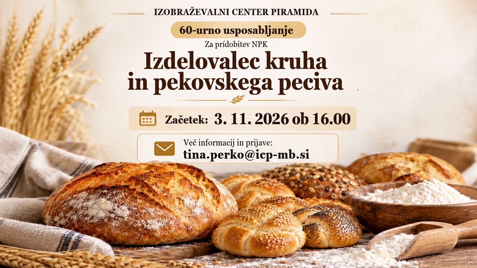 (NPK) Izdelovalec kruha in pekovskega peciva